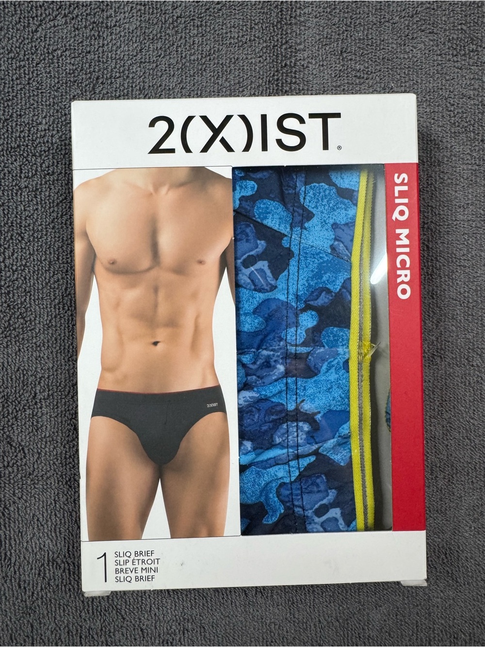 Men's 2xist Sliq Micro no show brief